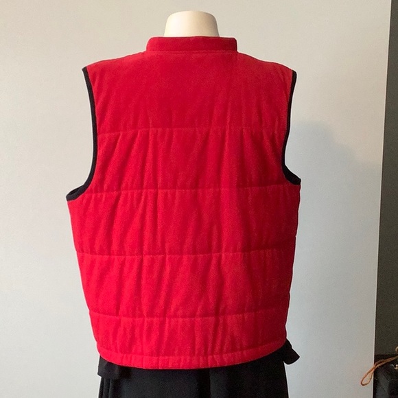 Talbots Red/Black Reversible Vest - XL/14 - Picture 2 of 5